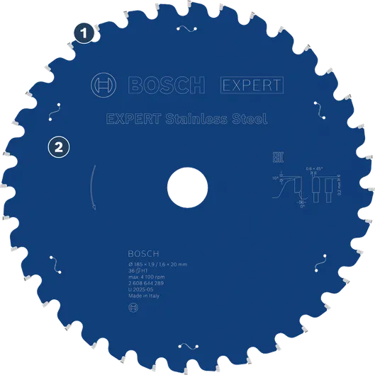 Bosch Expert Stainless Steel circular saw blade.