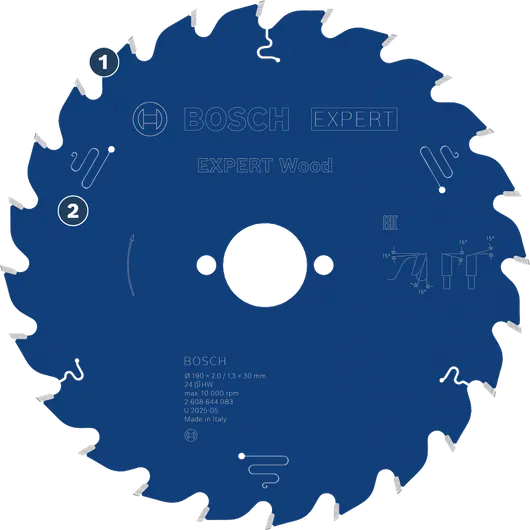 Bosch Expert Wood Sägeblatt für schnelles Holzsägen.
