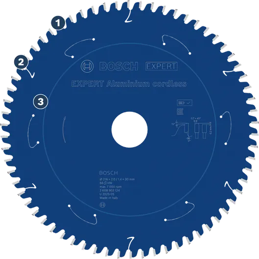 Bosch Expert Aluminium Akku-Kreissägeblatt.
