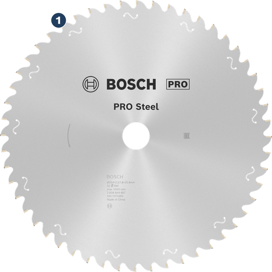 Bosch ПРО челични лист кружне тестере 203 мм за сечење метала.
