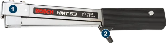 Ручна хефталица Bosch HMT 53 за спајалице од 4-8 мм.