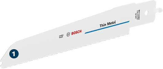 شفرة منشار Bosch M1122EF ثنائية المعدن ذات المعدن الرقيق.