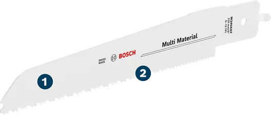 Bosch Multi Material M3456XF bi-metal saw blade.