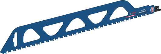 Bosch EXPERT Hollow Brick reciprocating saw blade for masonry.