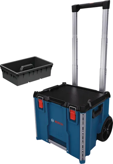 Bosch L-BOXX Contractor Werkzeugwagen mit Ablage.
