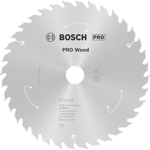 Bosch 2608644407 Circular Saw Blade ECO Wood 254X3.0/2.0X30 60T Price