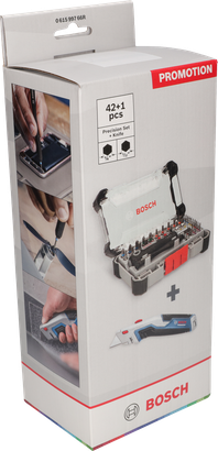 Kit de forets de précision et de couteau utilitaire Bosch .