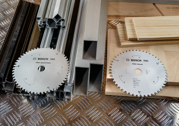 Bosch PRO Wood & Aluminium Circular Saw Blade 165 mm set.