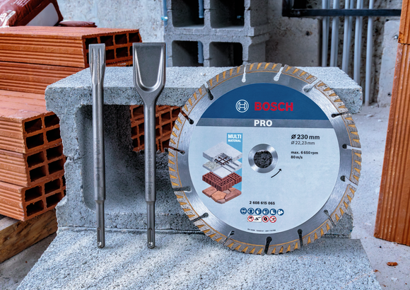 Kit de corte y cincelado Bosch PRO, 230 mm.