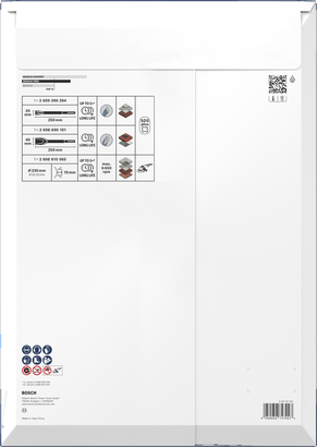 Kit de corte y cincelado Bosch PRO de 230 mm.