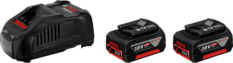 2 x GBA 18V 6.0Ah + GAL 1880 CV Starter Set | Bosch Professional