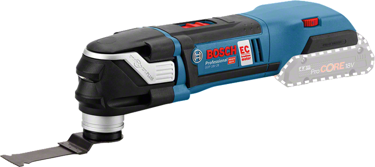 Gop 18v 28 Decoupeur Ponceur Sans Fil Bosch Professional