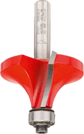 Bosch Professional Fresa para redondear Expert for Wood, 8 mm, D 44,4 mm, R1 15,9 mm, L 22,2 mm, G 64 mm · 2608629378