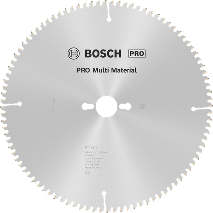 Bosch Professional Hoja de sierra circular PRO Multi Material, 300 x 3,2 x 30 mm · 2608640518