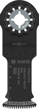 Bosch Professional Hoja para corte de inmersión PRO AIZ 32 BSPIB, 32 x 50 mm, 10 uds. · 2608669072