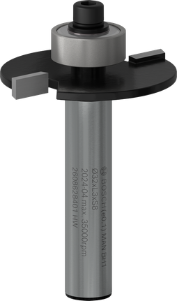 Bosch Professional Broca fresadora para ranuras PRO, L 3, vástago de 8 mm · 2608628401