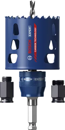 Bosch Professional Set de sierras de corona EXPERT Multi Material Power Change Plus, 68 x 60 mm · 2608901911