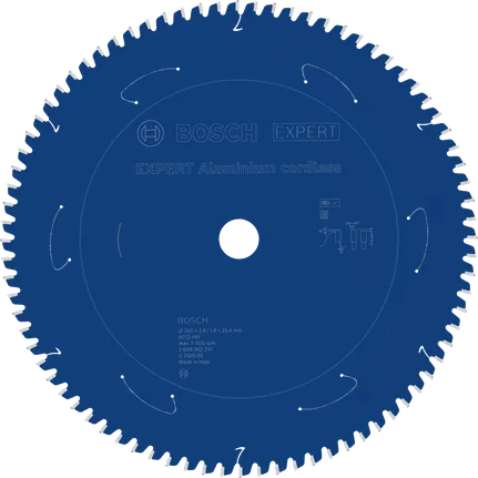 Bosch Professional Hoja de sierra circular EXPERT Aluminium cordless, 305 x 2,4/1,8 x 25,4 mm, T80 · 2608902247