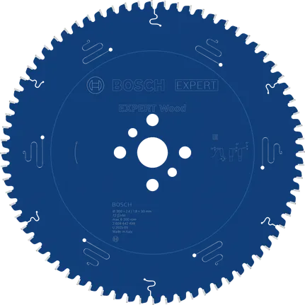 Bosch Professional Hoja de sierra circular EXPERT Wood, 300 x 2,4/1,8 x 30 mm, T72 · 2608642499