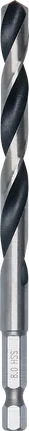 Bosch Professional Broca helicoidal de metal HSS, 8 x 75 x 117 mm, HEX 1/4", vástago de inserción · 2608577879