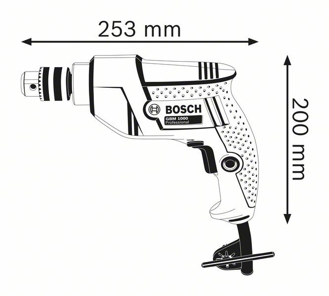 Perceuse GBM 400 Professional Bosch - COMAF Comptoir Africain