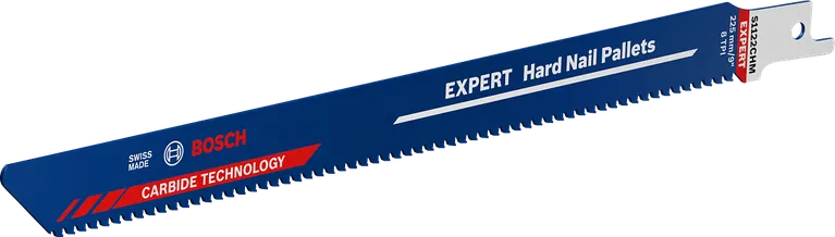 Bosch Expert Hard Nail Pallets carbide reciprocating saw blade.