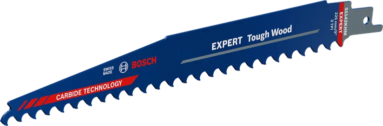 Hoja de sierra alternativa de carburo Bosch Expert Tough Wood.