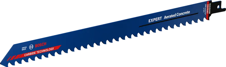 Lâmina de serra Bosch Expert para concreto aerado com dentes de carboneto.