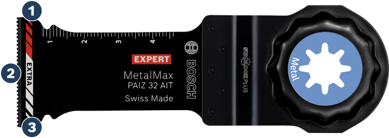 Lama multiutensile oscillante Bosch MetalMax PAIZ 32 AIT.