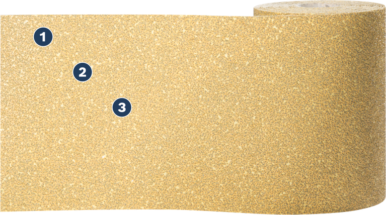 Bosch schuurpapierrol voor hout en geverfde oppervlakken.