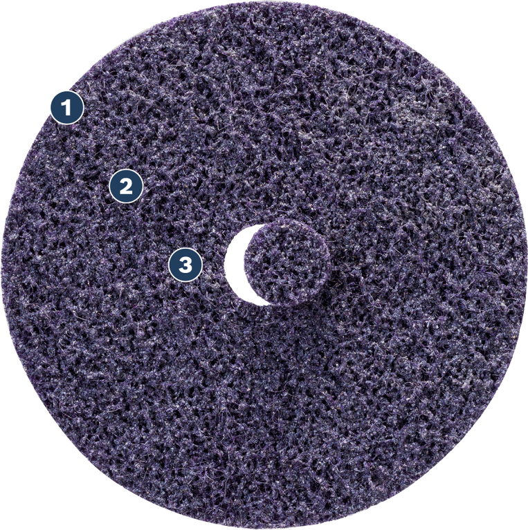 Bosch Expert Spider abrasive cleaning disc for angle grinders.