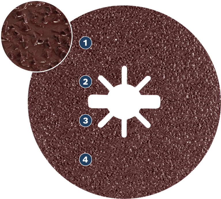 Bosch Expert Removal Disc with textured abrasive surface.