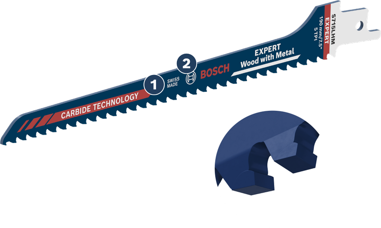 Полотно для сабельной пилы Bosch EXPERT Wood with Metal S715LHM.