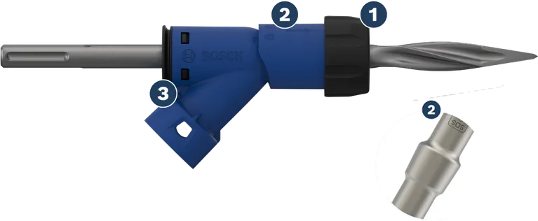 Bosch EXPERT SDS max Pointed Chisel Adapter 400 mm.