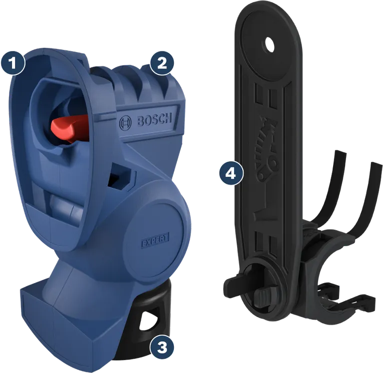 Bosch EXPERT SDS Clean Adapter for Drilling with dust extraction.