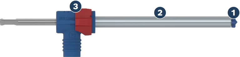Bosch SDS Clean stofafzuigboor.