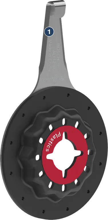 Lame multifonction Bosch PRO ALI 12 SC pour plastiques.