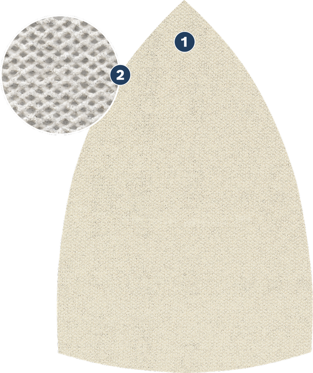 Bosch schuurblad voor multitool, fijn schuuroppervlak.