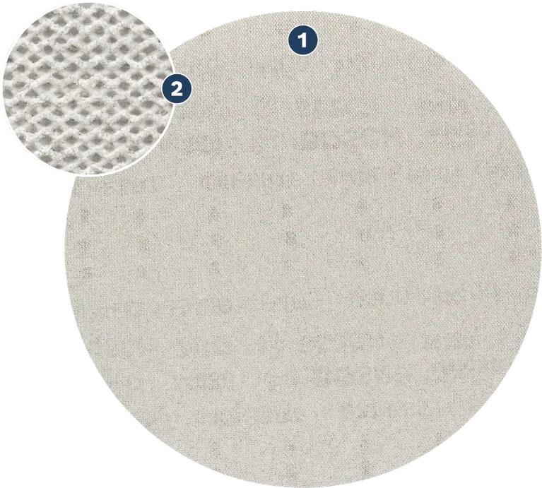 Bosch Spider mesh sanding sheet for dust extraction.