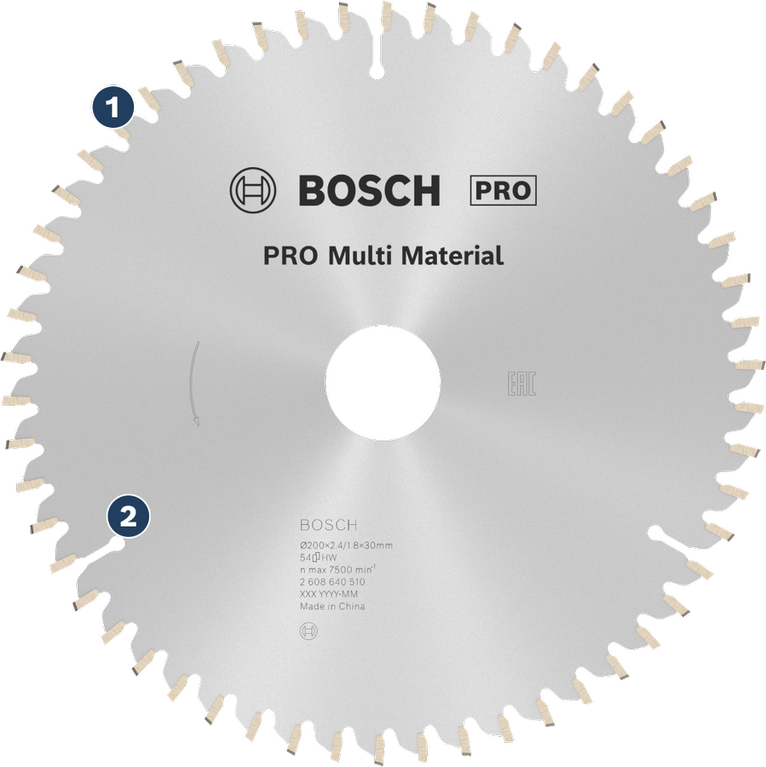 Bosch PRO Multi Material rundsavklinge.