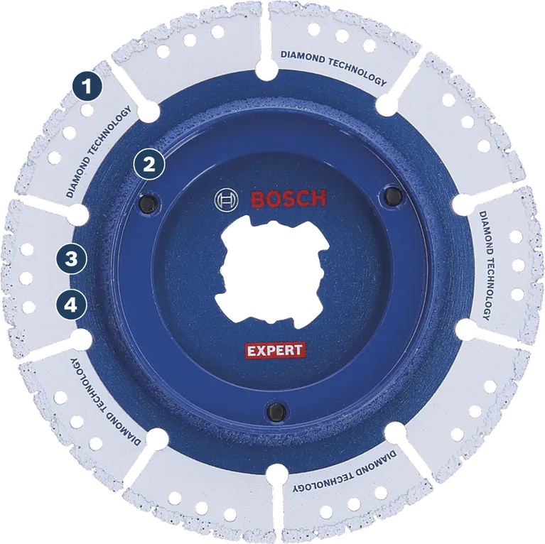 Bosch EXPERT Diamond Pipe Cut Wheel X-LOCK disc.