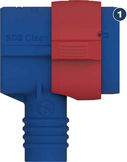 Bosch EXPERT SDS Clean max-forbindelse til hammerborehoveder.