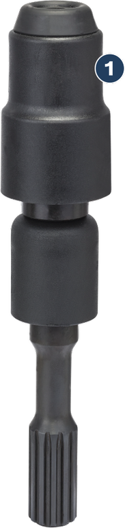 Adaptér Bosch PRO Hammer z drážky na SDS plus.