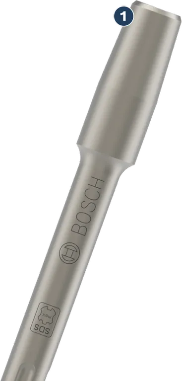 Portautensili Bosch PRO SDS max 220 mm per martelli perforatori.