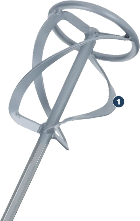 Bosch spider mixing paddle for mortar and paint.