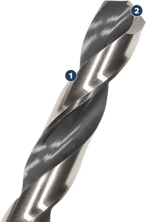 مثقاب Bosch ذو حواف قطع حادة.