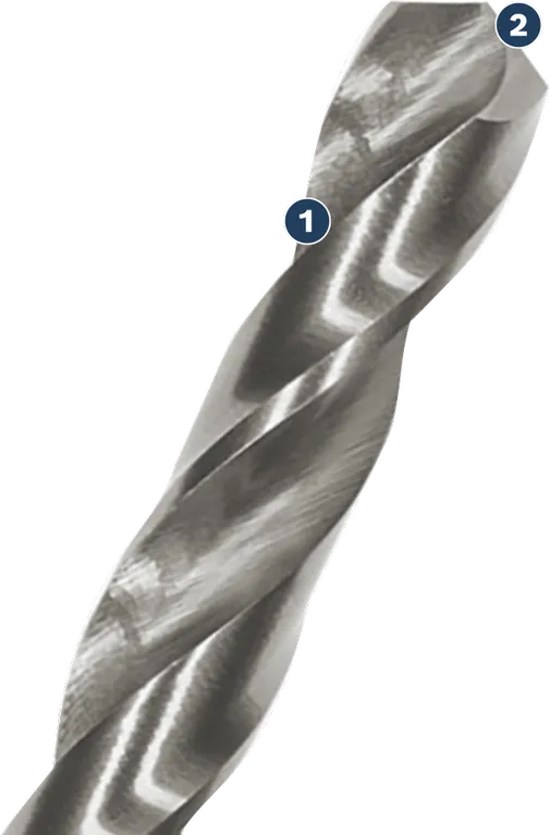 Broca Bosch de vástago recto para metal para taladrado preciso.