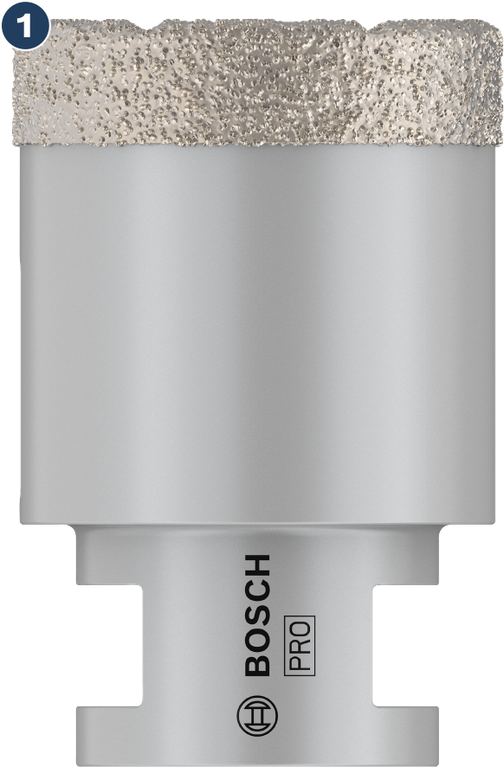 منشار ثقب الماس من Bosch للبلاط.