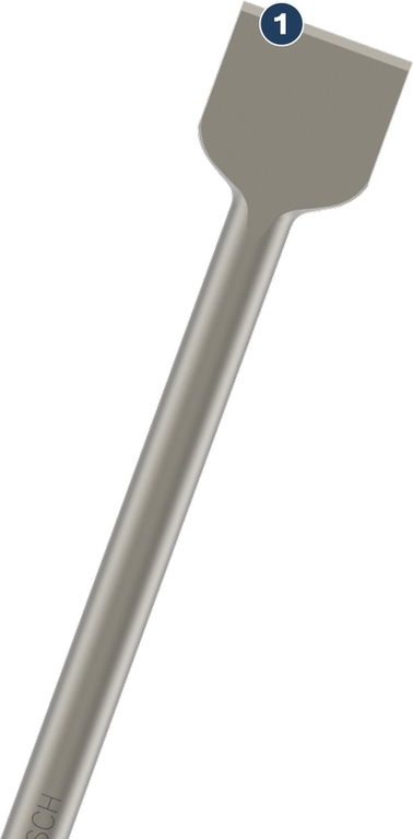 Bosch PRO SDS max-4C Spade Chisel 50 x 400 mm.