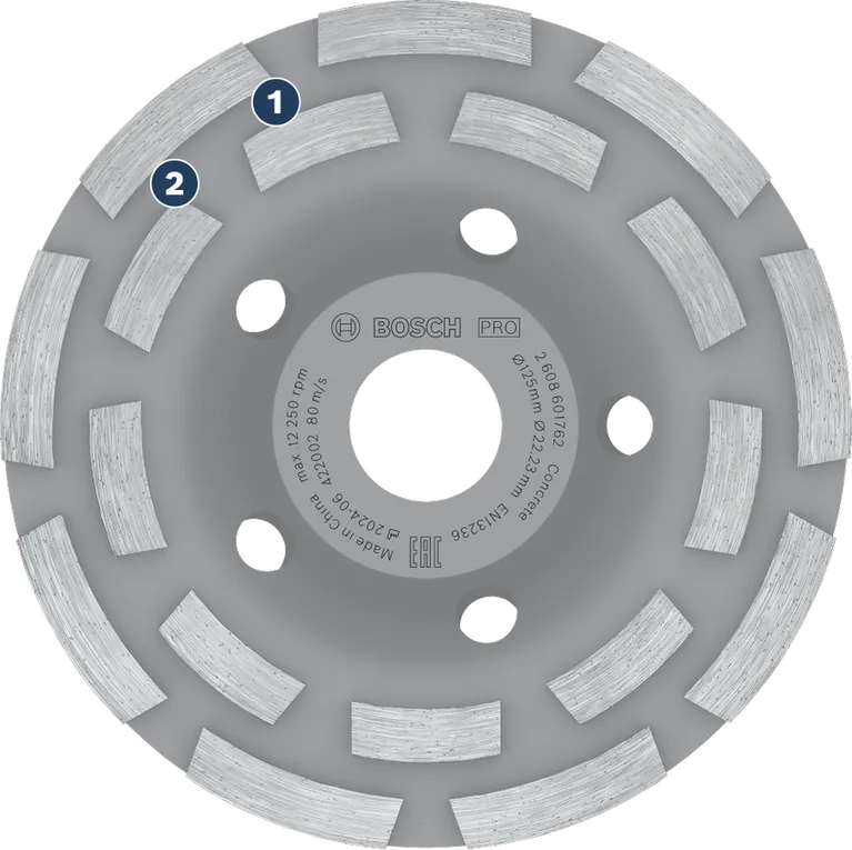 Bosch Expert diamantslibekopskive til beton.